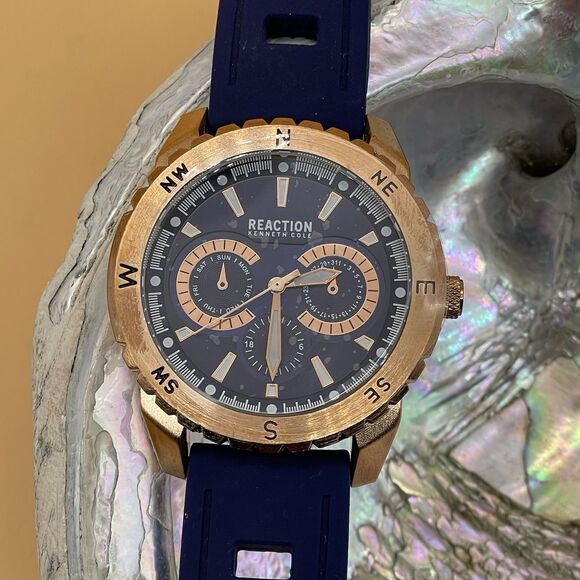 Kenneth Cole Reaction SR626SW Men Stainless Steel Analog Dial Quartz Watch - Picture 15 of 16